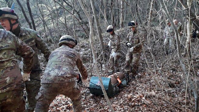 Операция по обезвреживанию авиабомбы времен Второй мировой войны в Венеции