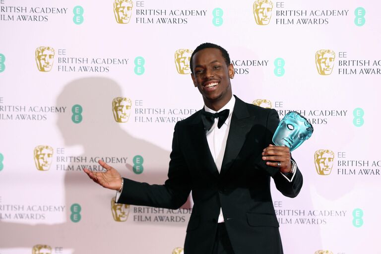 Майкл Уорд на церемонии вручения премии BAFTA в Лондоне