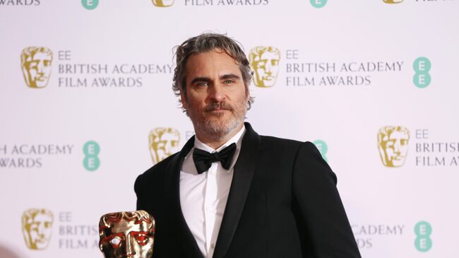 Актер Хоакин Феникс на церемонии вручения премии BAFTA в Лондоне