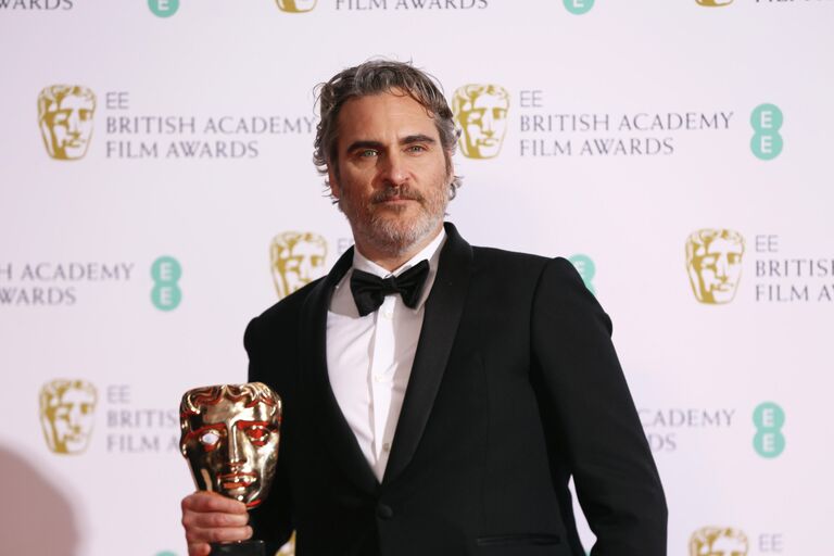 Актер Хоакин Феникс на церемонии вручения премии BAFTA в Лондоне