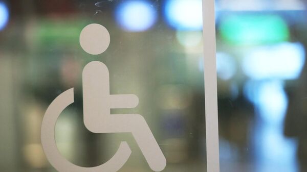 Знак Инвалид в аэропорту