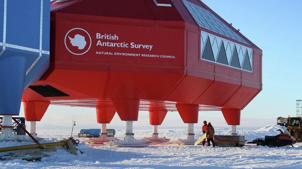 Британская исследовательская станция Халли в Антарктике