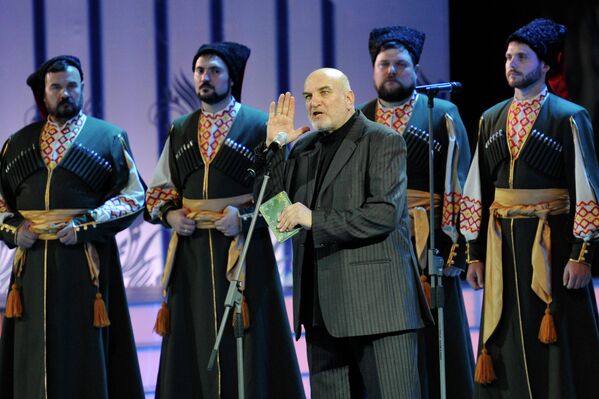 Юбилейный концерт Кубанского казачьего хора в Кремлевском дворце