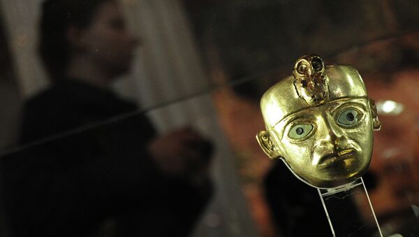 Открытие выставки 1000 лет золота инков
