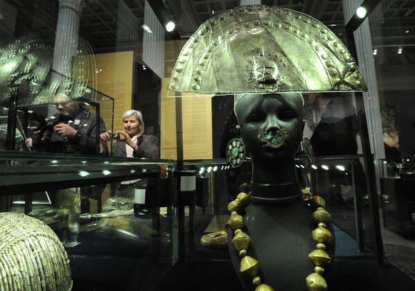 Открытие выставки 1000 лет золота инков