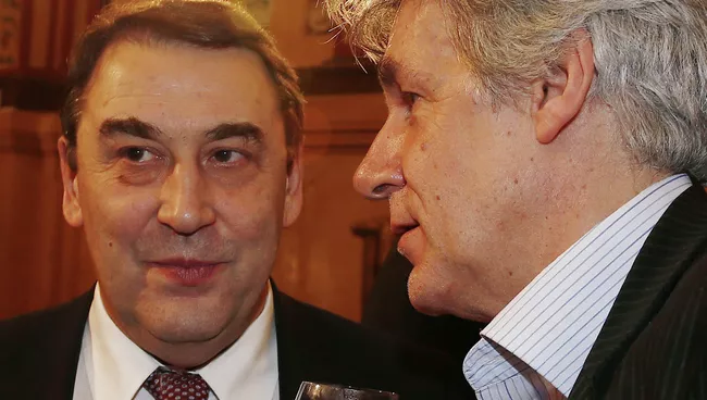 Председатель оргкомитета партии Гражданская инициатива Андрей Нечаев (слева). Архивное фото