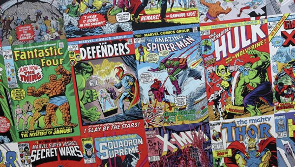 Комиксы про супергероев. Архивное фото.