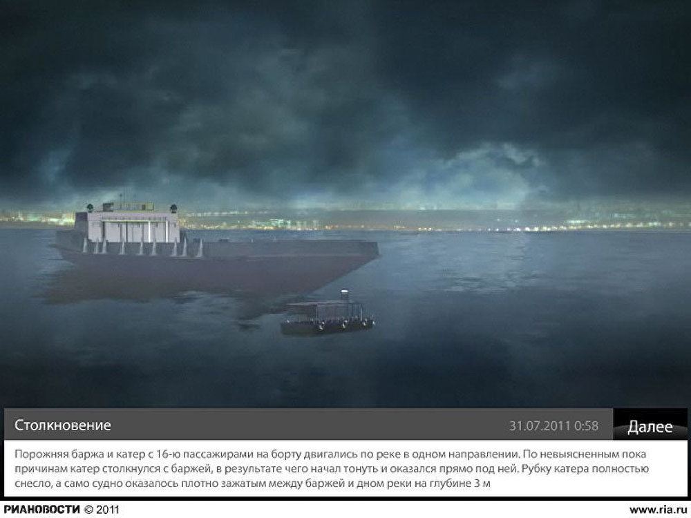 Реконструкция прогулочного катера на Москва-реке