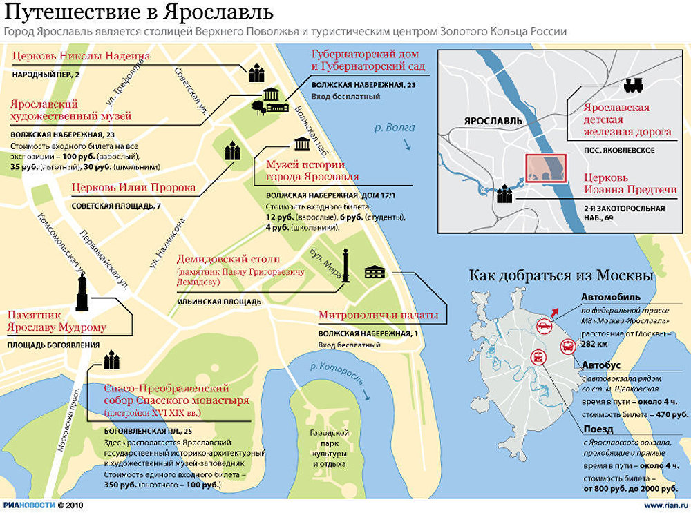 Карта ярославля с отелями