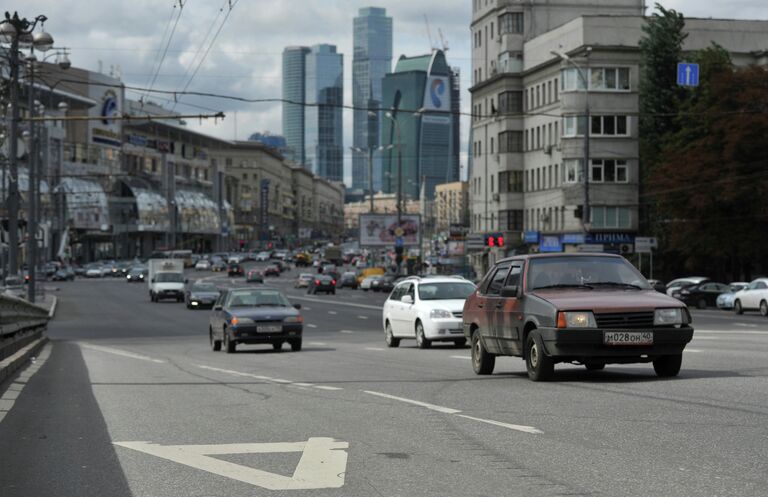 Выделенные полосы для общественного транспорта в Москве