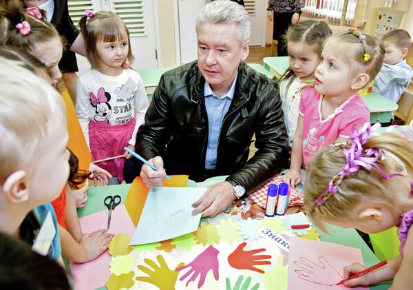 Сергей Собянин посетил новый детский сад в столичном районе Раменки