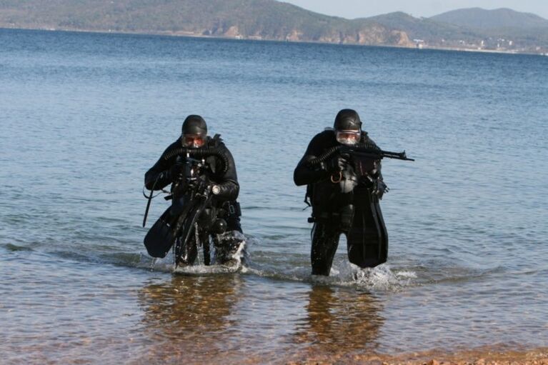 На Тихоокеанском флоте прошли учения подразделений противодиверсионной службы