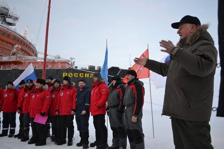 Экспедиция Арктика-2012 на атомном ледоколе Россия