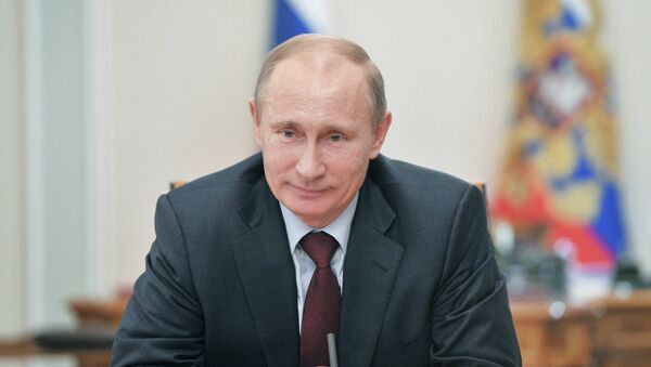 Президент РФ В.Путин. Архив