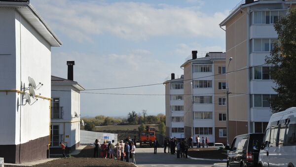 Заселенный микрорайон Озерки в Крымске