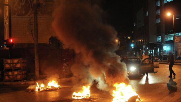 Протесты в Бейруте после теракта