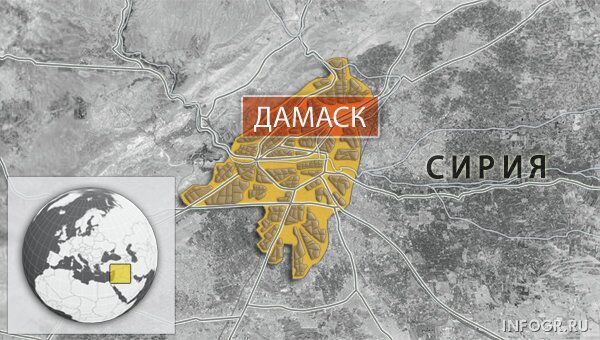 Дамаск карта