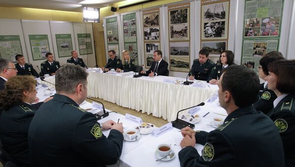 Встреча Д.Медведева с сотрудниками Федеральной таможенной службы