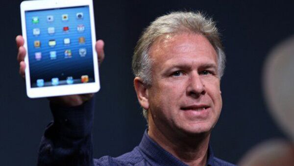 Кадры презентации нового планшета iPad mini от корпорации Apple 