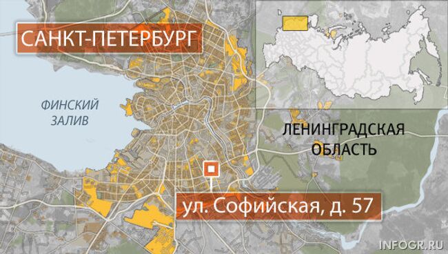 Улица Софийская д. 57 в Санкт-Петербурге