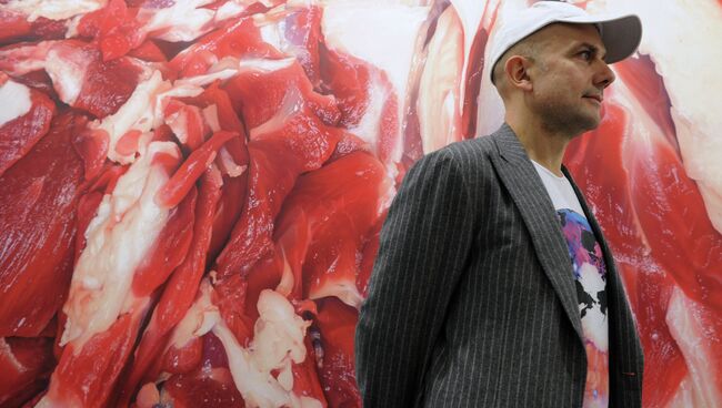 Открытие выставки Марка Куинна