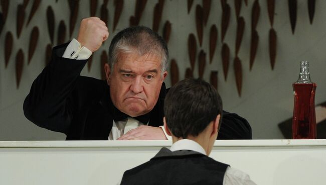 Прогон спектакля Господин Пунтила и его слуга Матти Прогон спектакля Господин Пунтила и его слуга Матти