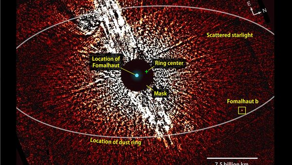 Планета Фомальгаут b, воскрешенная астрономами благодаря снимкам с телескопа Хаббл