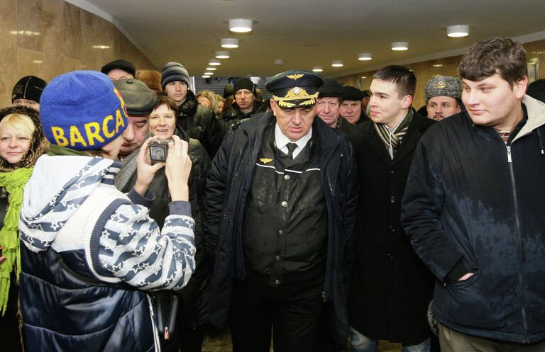 Дмитрий Гаев на открытии новой станции московского метро - Митино