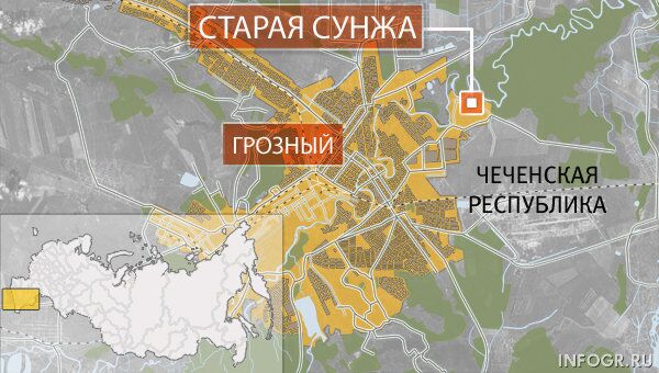 Карта Грозного