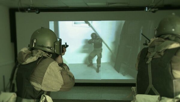 Спецназ учится воевать в виртуальной реальности и ведет 3D-бой с террористом