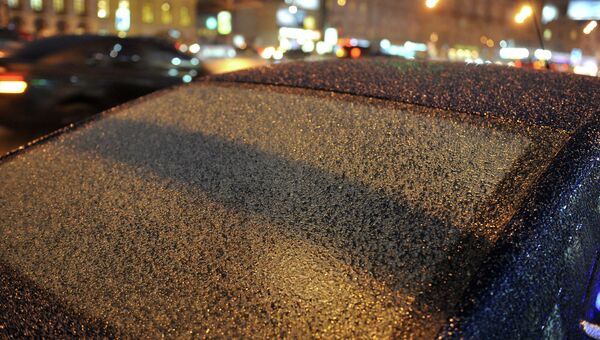 Ледяной дождь в Москве