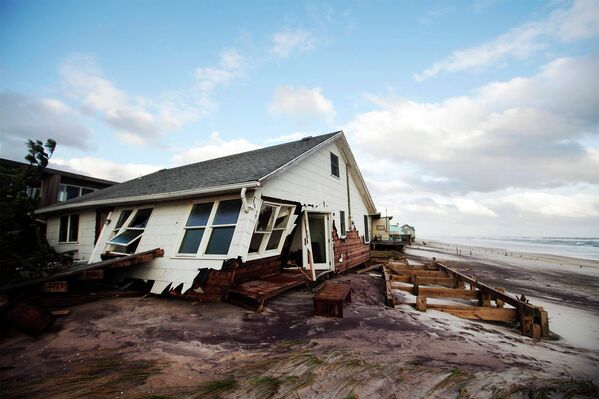 Последствия урагана Сэнди в Оушен Сити, Мэриленд