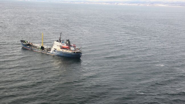 Поиски пропавшего сухогруза Амурская в Охотском море. Архив