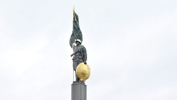 Памятник Советским воинам-освободителям в Вене. Архивное фото