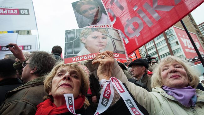 Митинг против фальсификации на выборах в Верховную Раду Украины