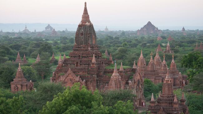 Вид на храм Баган, Мьянма. Архивное фото