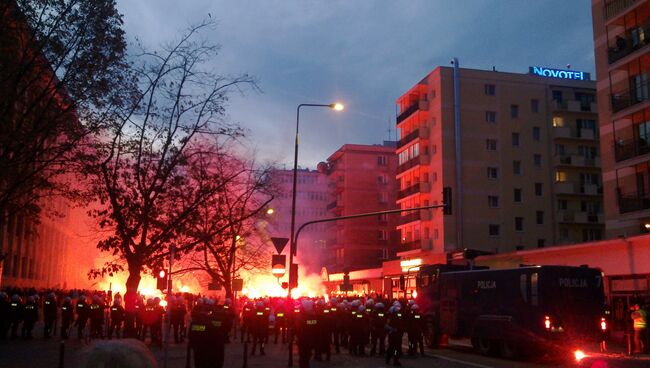 Беспорядки на марше националистов в Варшаве