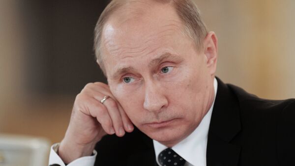 Президент России Владимир Путин. Архивная фотография