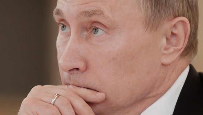 В.Путин проводит заседание Совета при президенте РФ