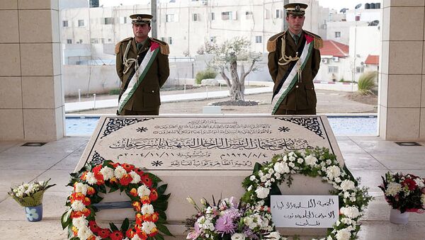 Могила Ясира Арафата. архивное фото