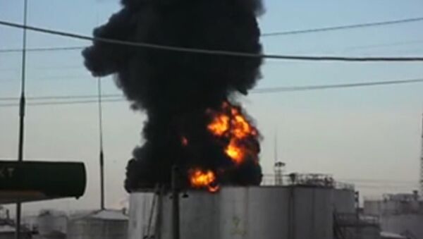 Видела взрыв, потом повалил дым – очевидец о пожаре на нефтебазе