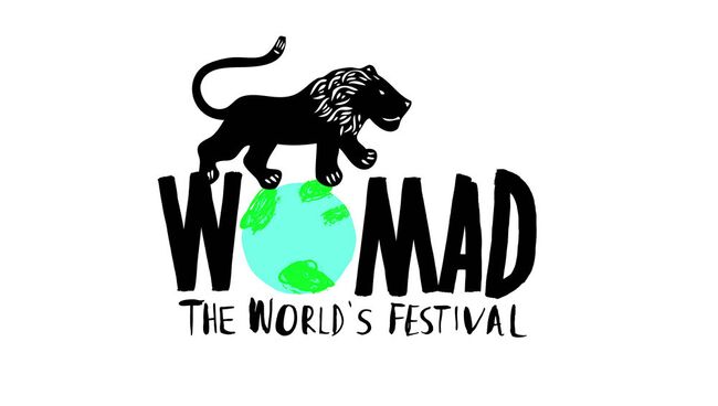 Логотип фестиваля WOMAD (World of Music, Arts and Dance)