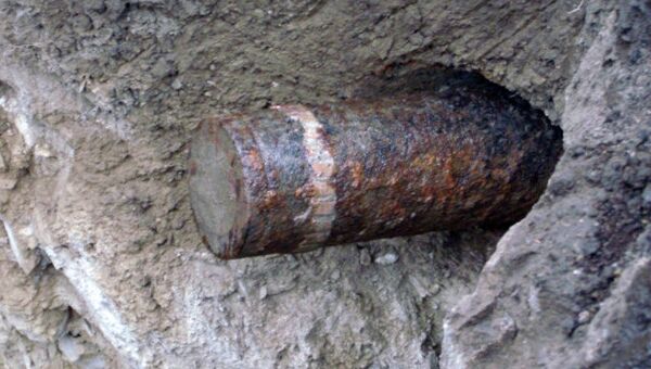 Снаряд, найденный в Оренбургской области