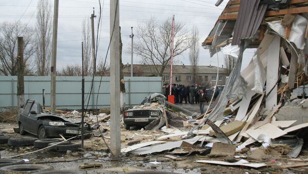 Взрыв газового баллона с пропаном в Новоусманском районе Воронежской области