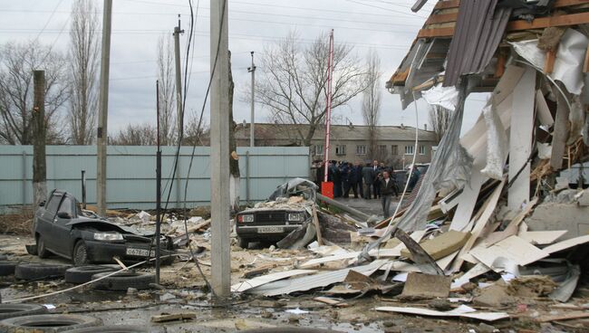 Взрыв газового баллона с пропаном в Новоусманском районе Воронежской области