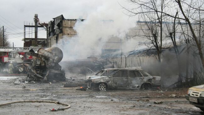 Взрыв газового баллона с пропаном в Новоусманском районе Воронежской области