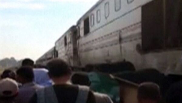 Первые кадры с места ДТП с поездом и автобусом, где погибли 50 детей