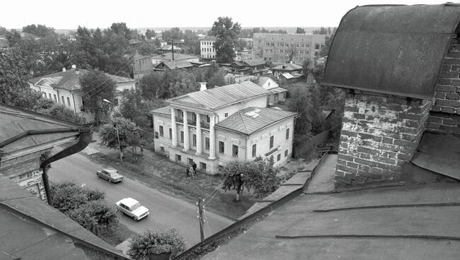 Вид на город Енисейск