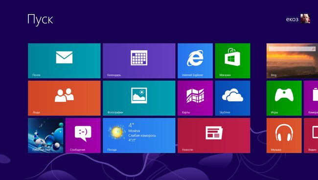 Windows 8. Плиточный режим