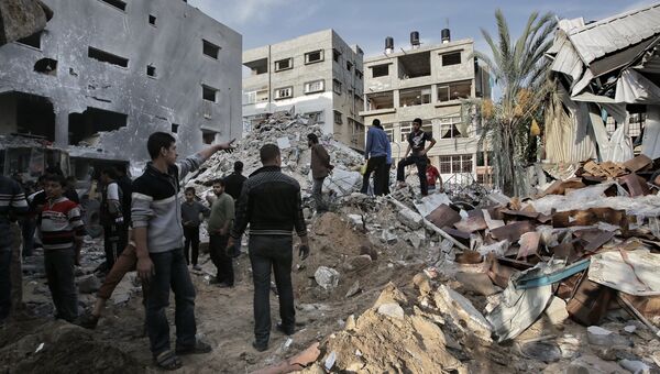 Разрушения в секторе Газа. Архивное фото